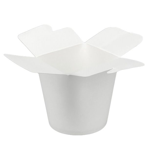 Mehrzweck-Faltbox Weiß 100% ECO 16Oz/480ml (50 Stück)