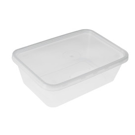 Plastikdose mit Deckel transparent 1.000ml (300 Stück)