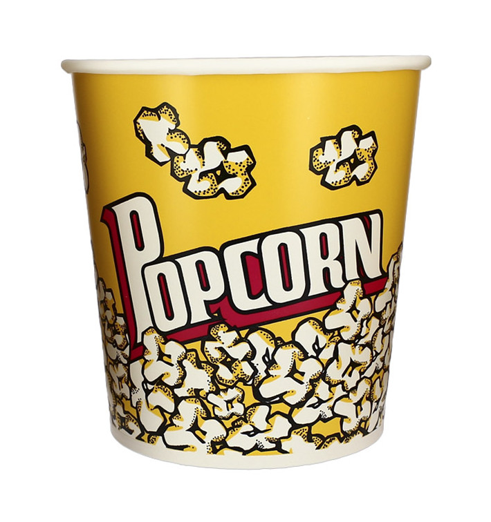 Popcorn Box 3900ml 18,1x14,2x19,4cm (25 Stück) Popcorn Box 3900ml 18,1x14,2x19,4cm (25 Stück)