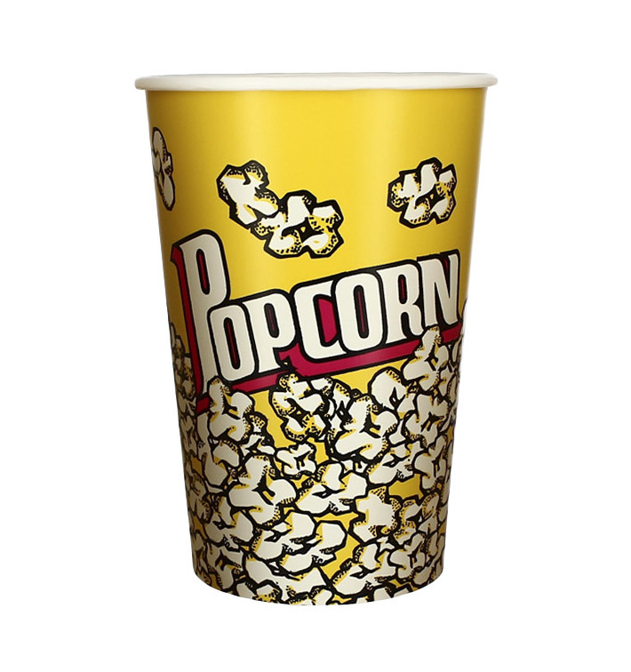 Popcorn Box 1380ml 12,4x9x17cm (500 Stück) Popcorn Box 1380ml 12,4x9x17cm (500 Stück)