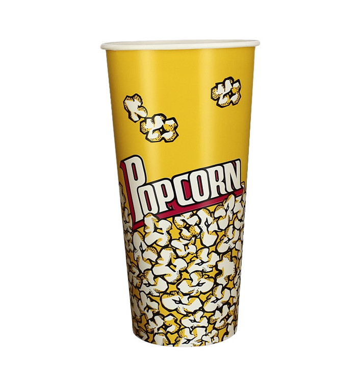 Popcorn Box 720ml 9,6x6,5x17,7cm (50 Stück) Popcorn Box 720ml 9,6x6,5x17,7cm (50 Stück)