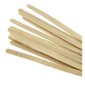 Holz Rührstäbchen 140mm einzeln verpackt (5.000 Stück)