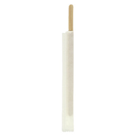 Holz Rührstäbchen 140mm einzeln verpackt (5.000 Stück)