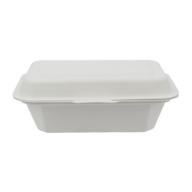 Menübox Zuckerrohr Weiß 136x182x64mm (300 Stück)