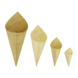 Spitztüten aus Kiefernholz 182mm (1.000 Stück)