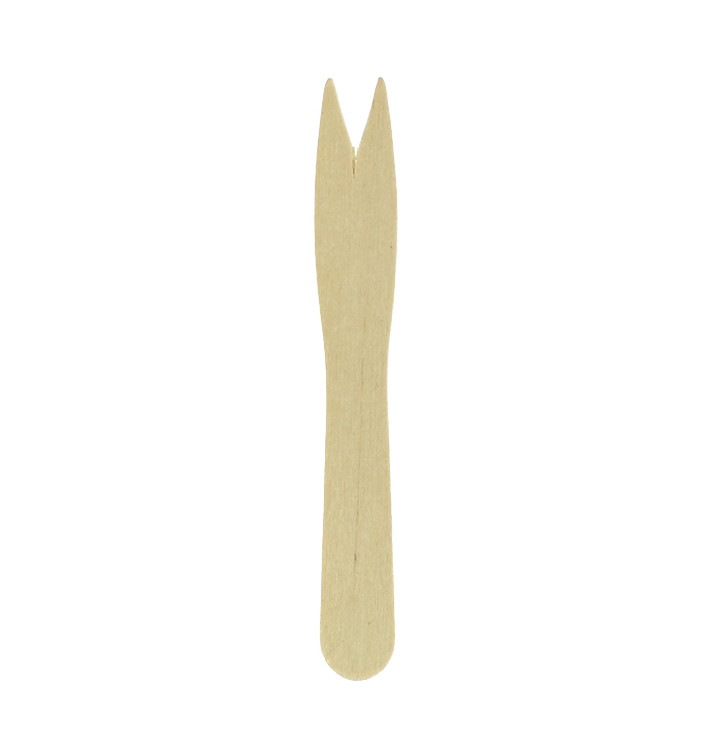 Holzgabel Natural 8,5cm (6.000 Stück) Holzgabel Natural 8,5cm (6.000 Stück)