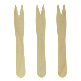 Holzgabel Natural 8,5cm (6.000 Stück)