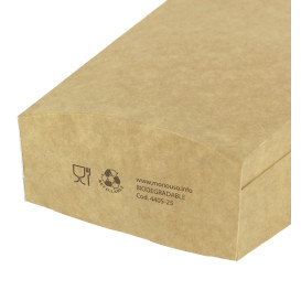 Medium Pommesschütte Faltbox Kraft (25 Stück)
