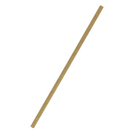 Trinkhalme aus Paper Kraft Ø6mm 21cm (100 Stück)