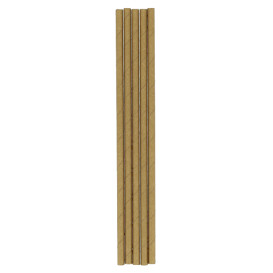 Trinkhalme aus Paper Kraft Ø6mm 21cm (100 Stück)