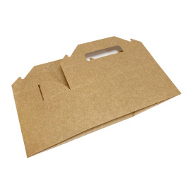 Kraftkarton-Picknickbox 228x122x97mm (25 Stück)