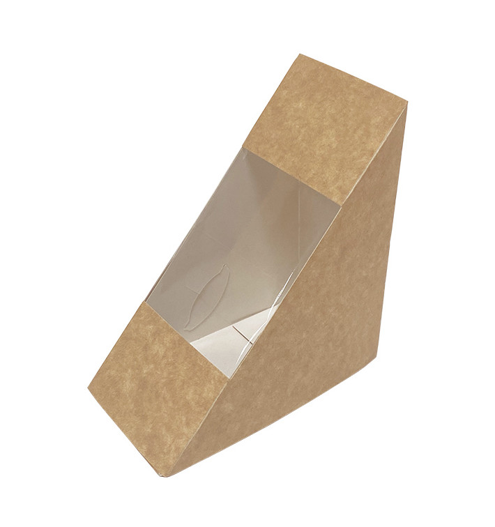 Kraftkarton-Verpackung mit Fenster 125x65x125mm (500 Stück) Kraftkarton-Verpackung mit Fenster 125x65x125mm (500 Stück)