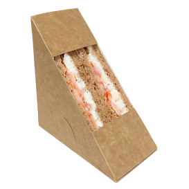 Kraftkarton-Verpackung mit Fenster 125x65x125mm (500 Stück)