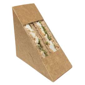 Kraftkarton-Verpackung mit Fenster 125x75x125mm (500 Stück)