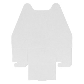 Pappschale Braun für Waffeln 16x10cm (100 Stück)