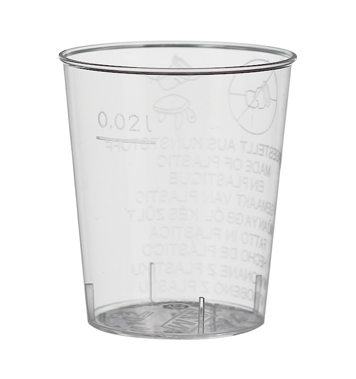 Hartplastikbecher Transparent 20ml (50 Stück) Hartplastikbecher Transparent 20ml (50 Stück)