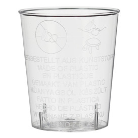 Hartplastikbecher Transparent 20ml (50 Stück)