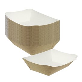 Pommesschale 780ml Kraft 155x90x55mm (25 Uds)