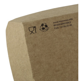 Pommesschale Kraft-Kraft 250ml 9,6x6,5x4,2cm (25 Stück)