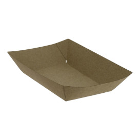 Pommesschale Kraft-Kraft 300ml 11x7x3,5cm (25 Stück)