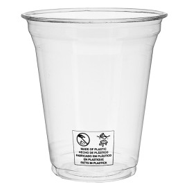 Bio-Becher aus PLA Transparent 450ml Ø9,5cm (75 Stück)