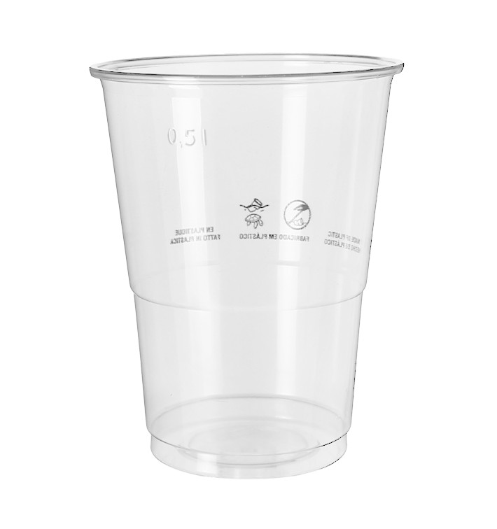 Plastikbecher Transparent PP 650ml (50 Stück)