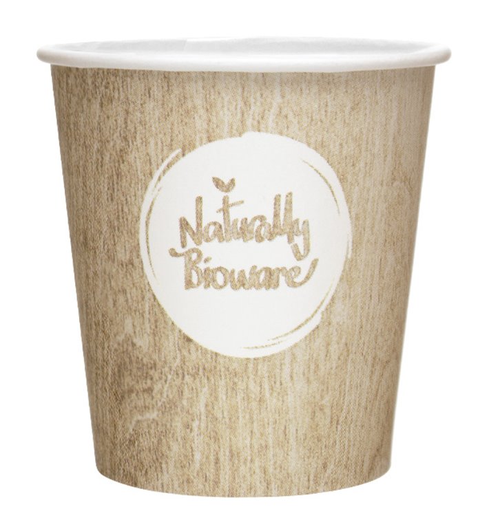 Bio Kaffeebecher to go PLA 4 Oz / 120ml Ø6,2cm (2.000 Stück)