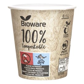 Bio Kaffeebecher to go PLA 4 Oz/120ml Ø6,2cm (80 Stück)