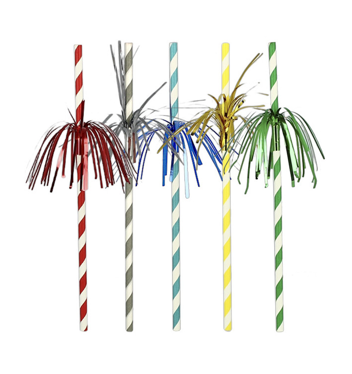 Trinkhalme Starr Einzeln Palmen Ø6mm 24cm (1.000 Stück) Trinkhalme Starr Einzeln Palmen Ø6mm 24cm (1.000 Stück)
