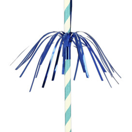 Trinkhalme Starr Einzeln Palmen Ø6mm 24cm (100 Stück)