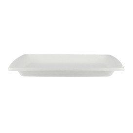 Quadratischer Teller Zuckerrohr 17cm (1.000 Stück)