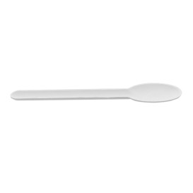 Löffel aus Zuckerrohr Weiß 16cm (50 Stück)