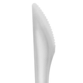 Messer aus Zuckerrohr Weiß 16cm (50 Stück)