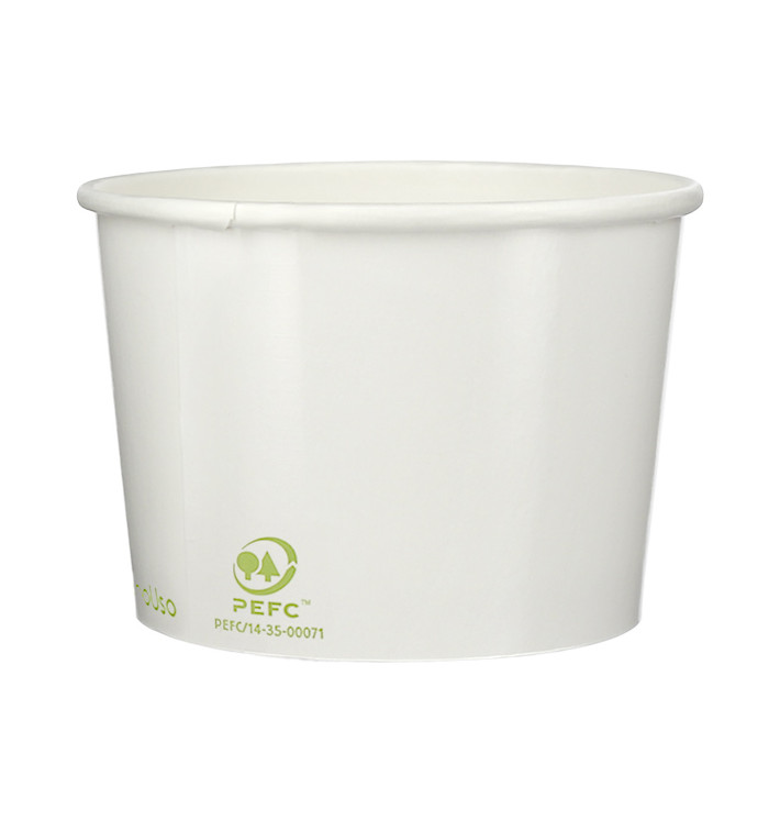 Bio Eisbecher aus Pappe 260ml (1320 Stück) Bio Eisbecher aus Pappe 260ml (1320 Stück)