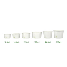 Pappbecher Bio für Eis 310ml (50 Stück)