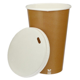 Reisedeckel mit weißem Papierloch Ø9cm (1.000 Stück)