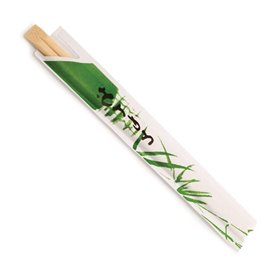 Palillo Chino de Bambú enfundado 200 mm (100 Uds)