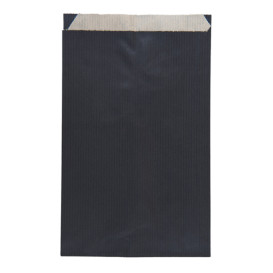 Papierumschlag Kraft Schwarz 19+8x35cm (750 Stück)