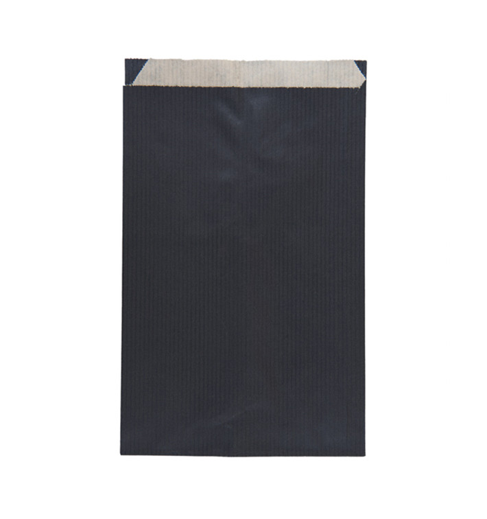 Papierumschlag Kraft Schwarz 19+8x35cm (750 Stück) Papierumschlag Kraft Schwarz 19+8x35cm (750 Stück)