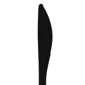 Messer Wiederverwendbar PP Mineral "Hercules" Schwarz 185mm (50 Stück) 