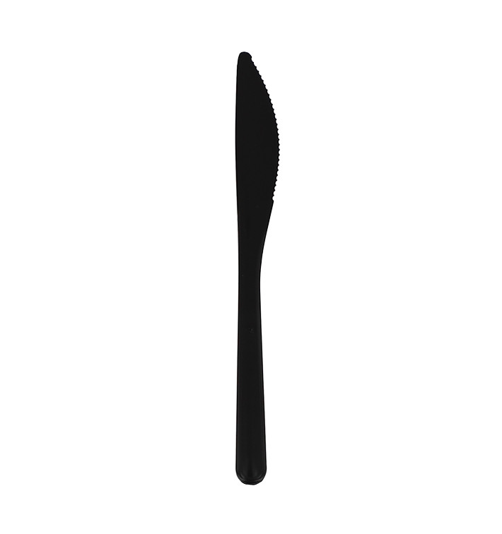 Messer Wiederverwendbar PP Mineral "Hercules" Schwarz 185mm (1.000 Stück) Messer Wiederverwendbar PP Mineral "Hercules" Schwarz 185mm (1.000 Stück)