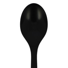 Löffel Wiederverwendbarer PP Mineral "Hercules" Schwarz 185mm (1.000 Stück)