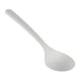 Löffel Wiederverwendbarer PP Mineral "Hercules" Weiß 185mm (50 Stück)