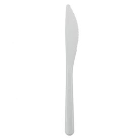 Messer Wiederverwendbar PP Mineral "Hercules" Weiß 185mm (50 Stück) 