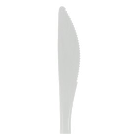Messer Wiederverwendbar PP Mineral "Hercules" Weiß 185mm (50 Stück) 