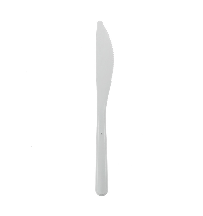 Messer Wiederverwendbar PP Mineral "Hercules" Weiß 185mm (1.000 Stück) Messer Wiederverwendbar PP Mineral "Hercules" Weiß 185mm (1.000 Stück)