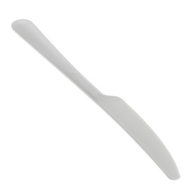 Messer Wiederverwendbar PP Mineral "Gaia" Weiß 197mm (10 Stück) 