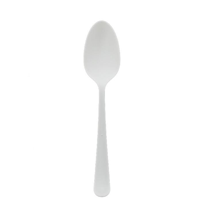 Löffel Wiederverwendbarer PP Mineral "Gaia" Weiß 190mm (100 Stück) Löffel Wiederverwendbarer PP Mineral "Gaia" Weiß 190mm (100 Stück)