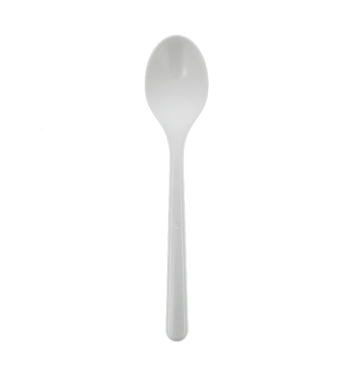 Kleiner Löffel Wiederverwendbarer PP Mineral "Hercules" Weiß 130mm (50 Stück) Kleiner Löffel Wiederverwendbarer PP Mineral "Hercules" Weiß 130mm (50 Stück)