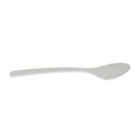 Kleiner Löffel Wiederverwendbarer PP Mineral "Hercules" Weiß 130mm (50 Stück)